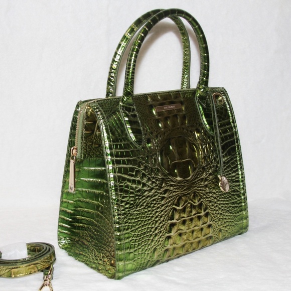 NWT Brahmin Small Caroline Cacti Green Melbourne Purse - Picture 4 of 7